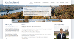 Desktop Screenshot of marcaurelconsult.de