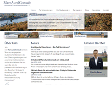 Tablet Screenshot of marcaurelconsult.de